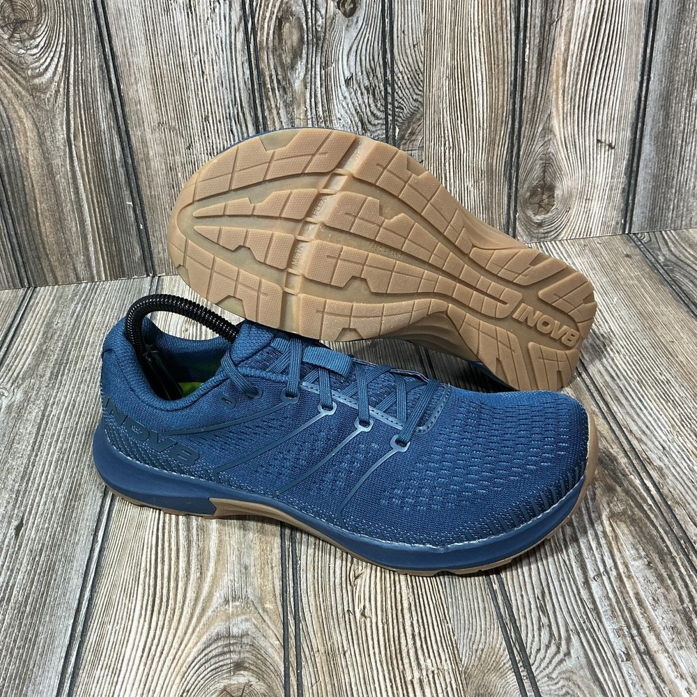 INOV8 Mens F-Fly Workout Gym Blue Gum Shoes Sneakers Lace Up Low Top Size 8 NEW